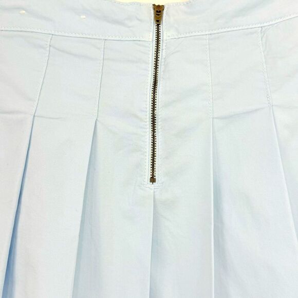 American Eagle Light Blue Pleated Mini Skirt NEW - Picture 10 of 13